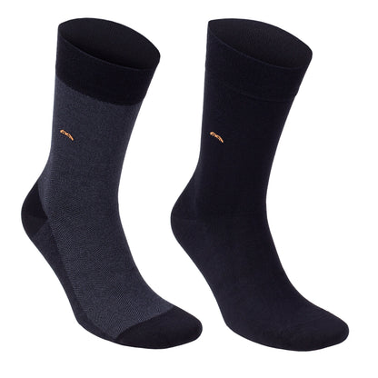 Men’s Bamboo Dress Socks 6-Pack – Assorted Colors