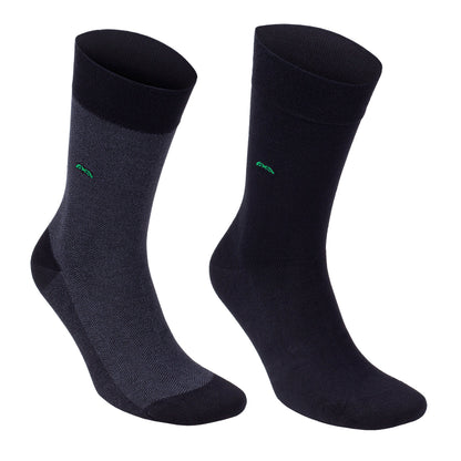 Men’s Bamboo Dress Socks 6-Pack – Assorted Colors