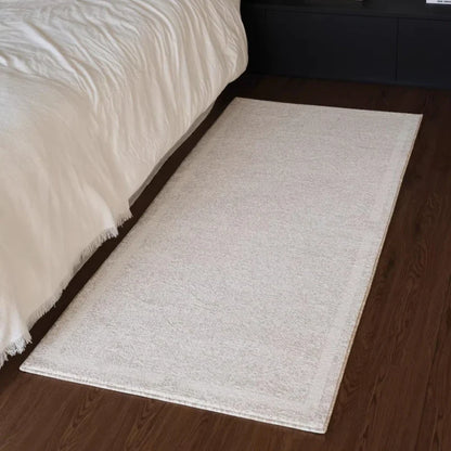 Minimalism Carpets for Living Room Cream Style Bedroom Decor Carpet Plush Stripe Bedside Rug Fluffy Soft Home Thicken Floor Mat