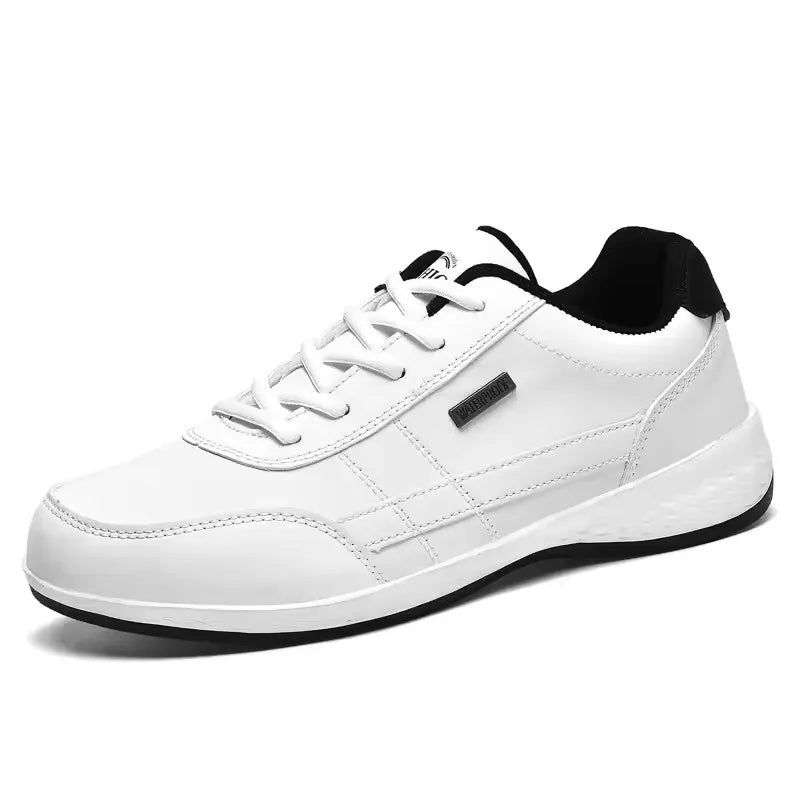 Waterproof Leather Sneakers – Non-Slip Walking Shoe